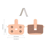 Колодки тормозные медные TP-11E для электросамокатов и велосипедов