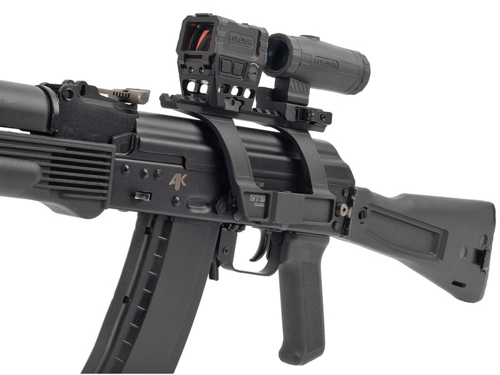 Кронштейн GTS Q.121 боковой небыстросъёмный Picatinny для АК/Сайга