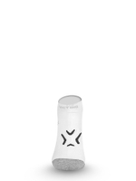 Носки Lasting RUN 009, microfiber+polypropylene, белый с черной полоской, размер XL , RUN009-XL