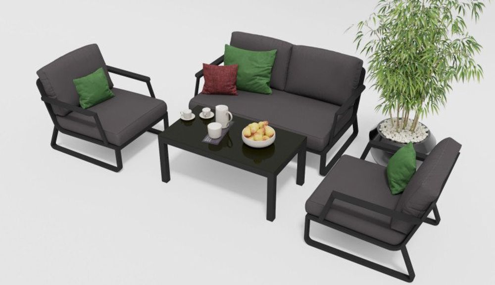 Voglie, набор антрацит/антрацит, алюминий