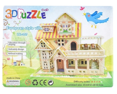 Конструктор 3D Дом, LX-357