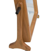 Зеркало косметическое из вишни 20*25 см
