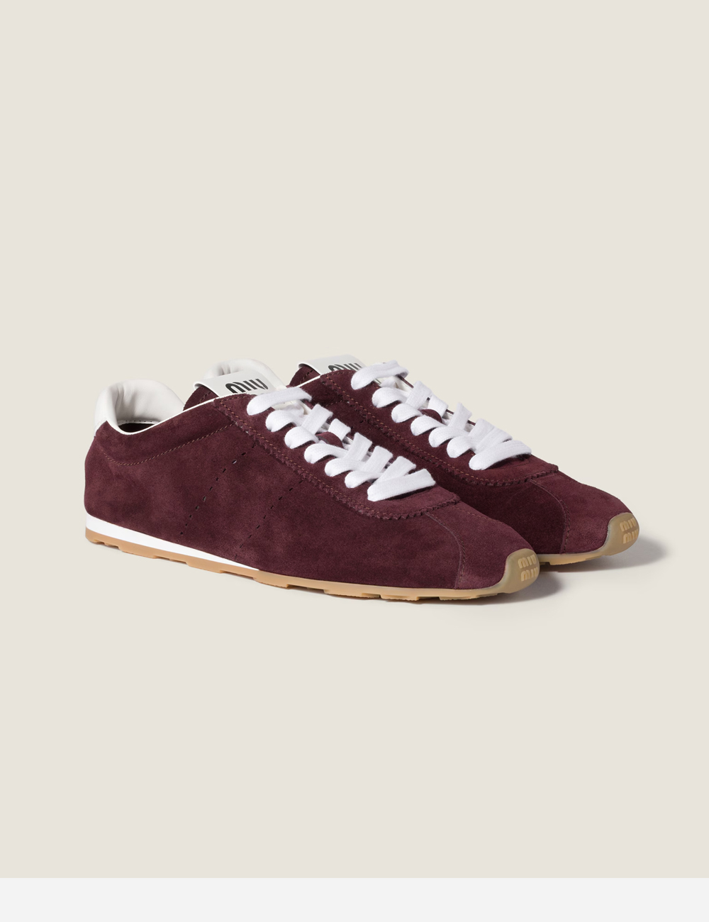 Miu Miu Plume Suede "Burgundy"