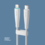 Дата-кабель Fly Type-C - Lightning, 1м, 3A, белый