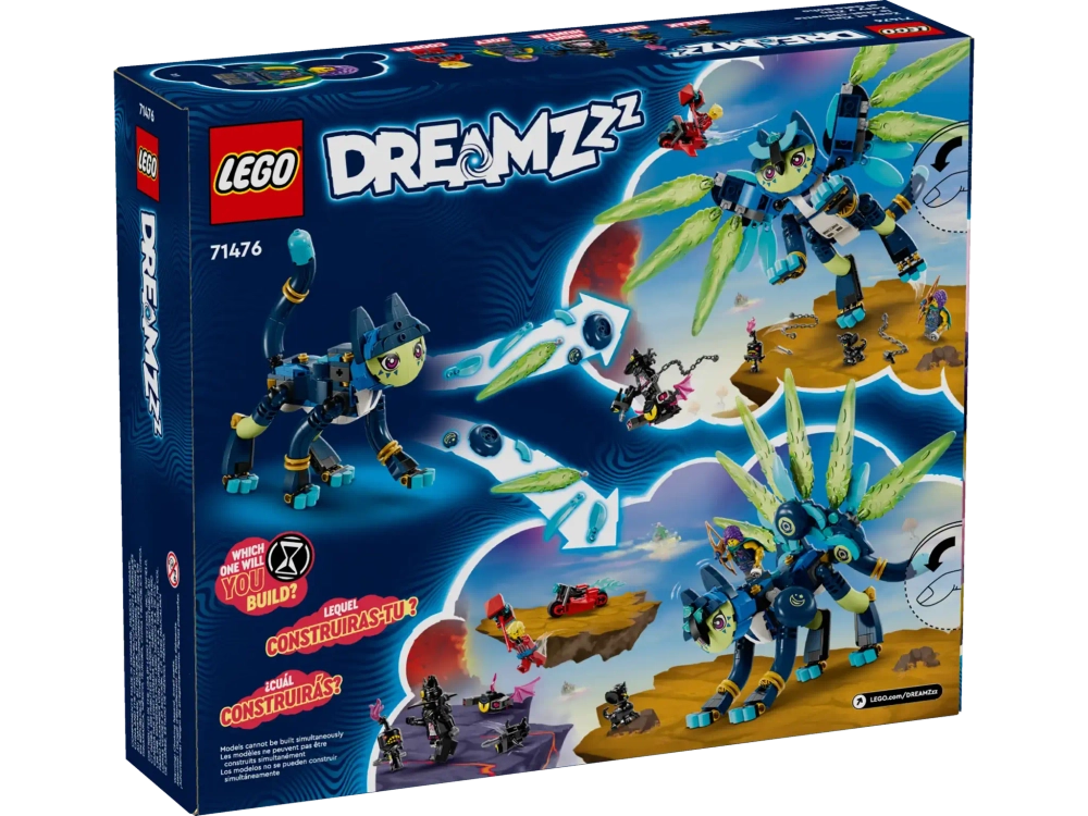 Конструктор LEGO DREAMZzz 71476 Зои и Зиан-кошка-сова