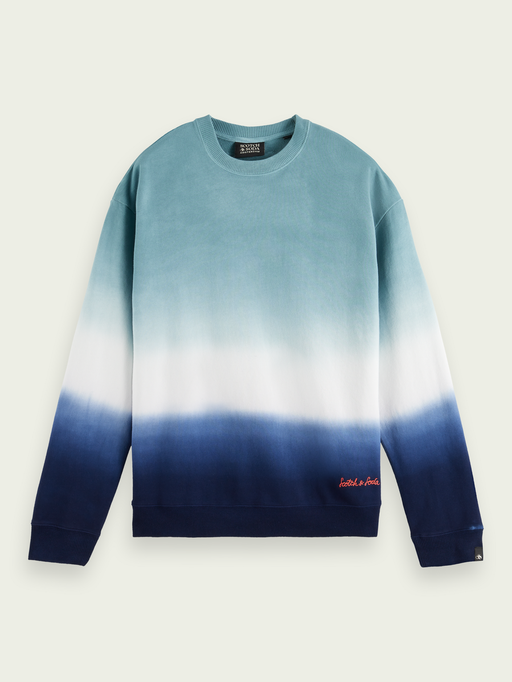 Свитшот Scotch&Soda Tie-dye felpa crewneck 169189/0218