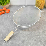 Сито 220мм нерж с деревянной ручкой