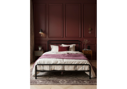 Кровать Woodville Рейк 160х200 черная