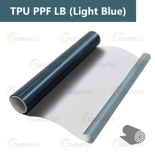 Пленка антигравийная TPU PPF LB (Light Blue) ControlTek VLT 77, рулон