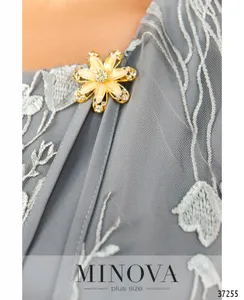 Платье 362СБ-серый Minova