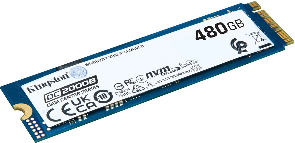 Накопитель SSD M.2 2280 Kingston DC2000B 480 ГБ