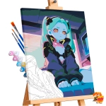 Картина по номерам Cyberpunk: Edgerunners Ребекка