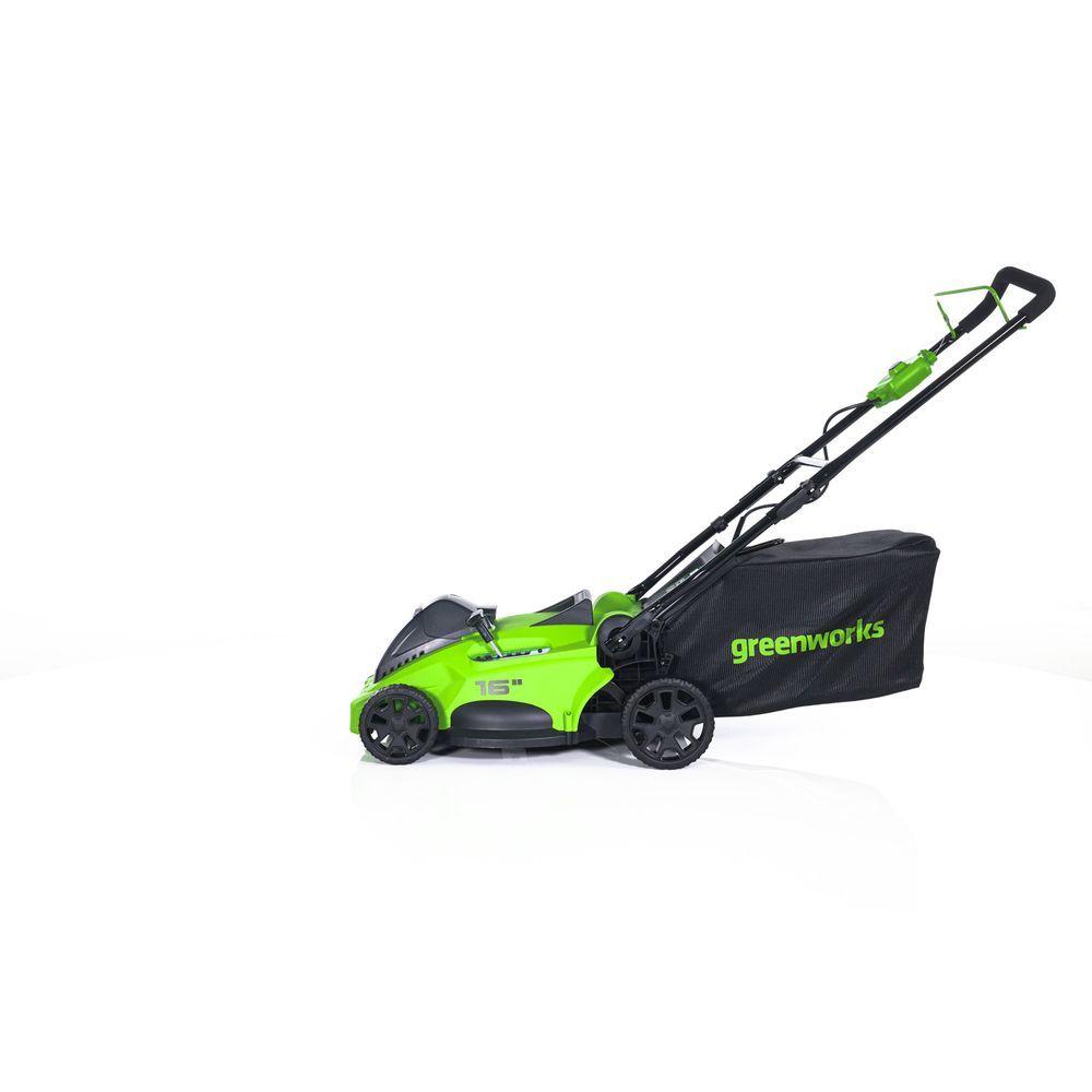 Аккумуляторная газонокосилка Greenworks GD40LM16XK8, 40v, 41 см, (2517907UH), с аккумулятором 8 А·ч и зарядным устройством