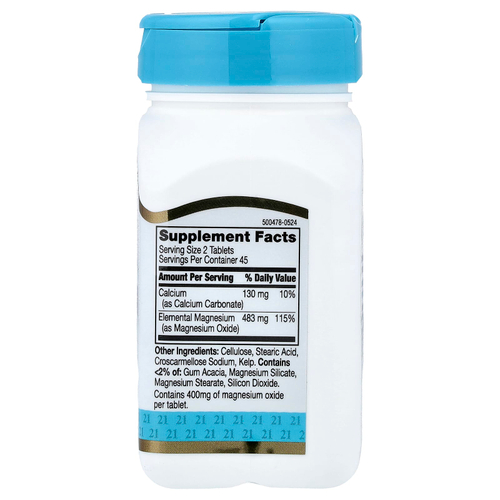 21st Century, MgO-400, 90 таблеток