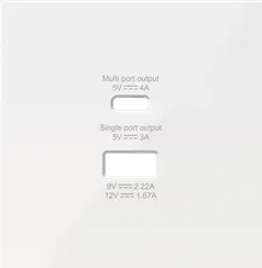 Donel R98 белый накладка для розеток USB A+C, серия DA