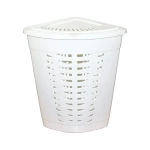 Корзина для белья (угловая) 45л (белый)