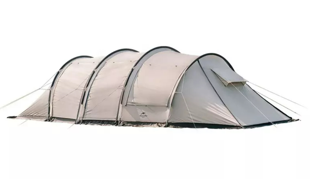 Палатка Naturehike Cloud Vessel Tunnel UPF 50+ 5-6 местная L, песочный