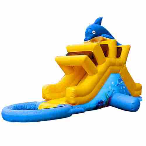 Водная горка с бассейном «История дельфинчика», 7,2×2,5×3,5 м