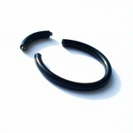 Кольцо сегментное 8 мм, толщина 1,2 мм для пирсинга . Сталь 316, титановое анодирование