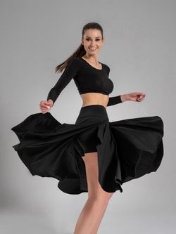 Шорты-юбка Dolly Max OIL, Черный