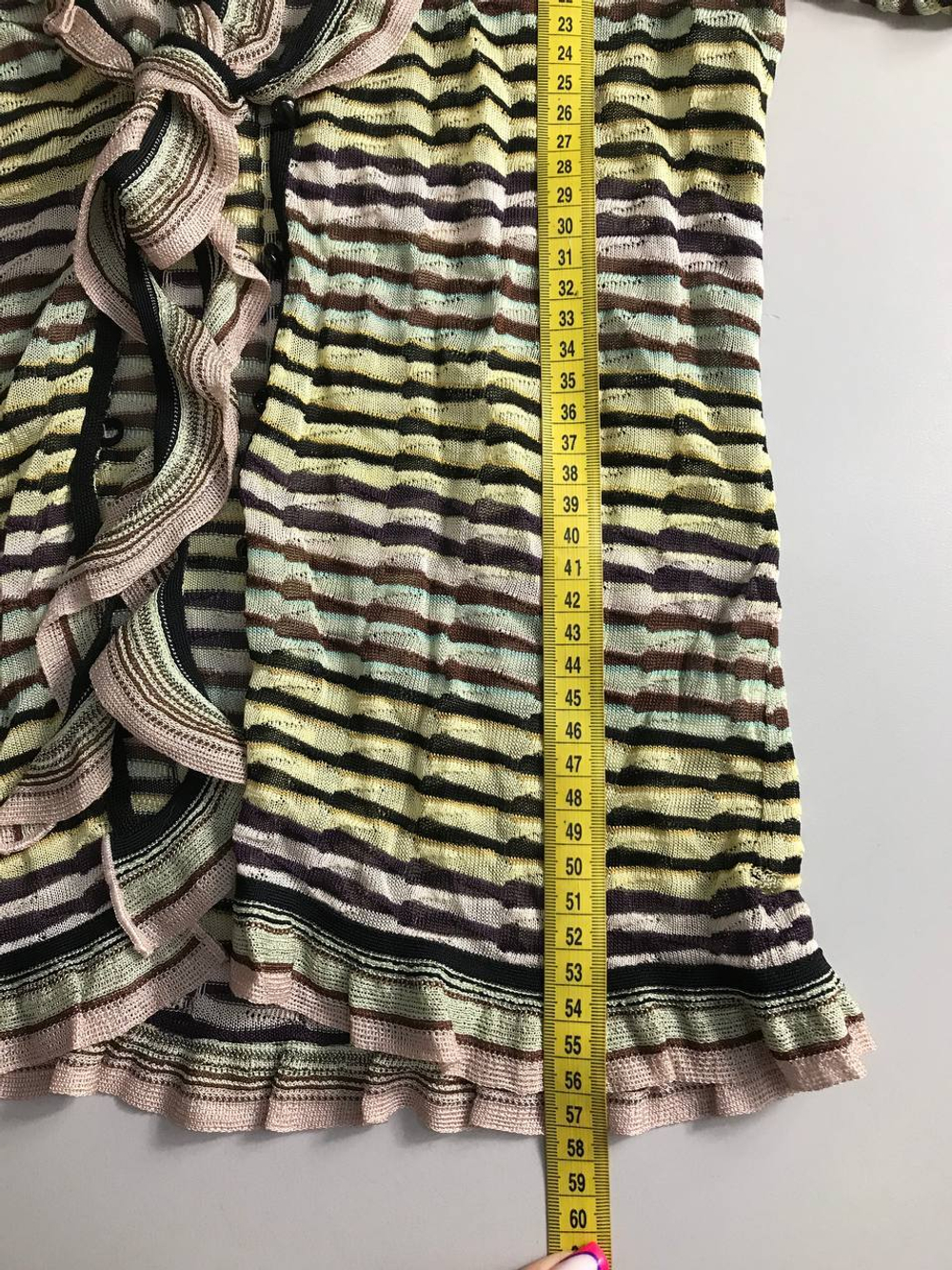 Кардиган Missoni приятной расцветки, маркировка 40, визуально 42 размер