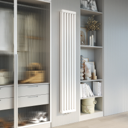 Вертикальные дизайн-радиаторы QT2 2000мм с нижним подключением