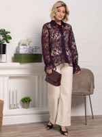 Блуза Изысканная (фиолетовая) Б15244-45М LT Collection