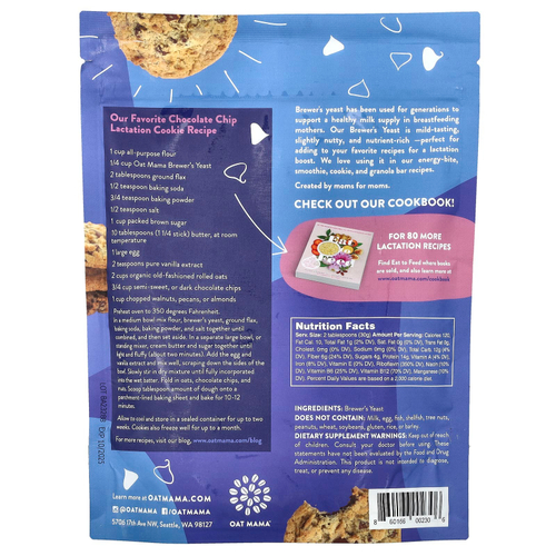 Oat Mama, Лактационные пивные дрожжи, 397 г (14 унций)