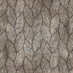 Тротуарная плитка СКОШЕННЫЙ ШЕСТИУГОЛЬНИК Листопад гранит Песчаник