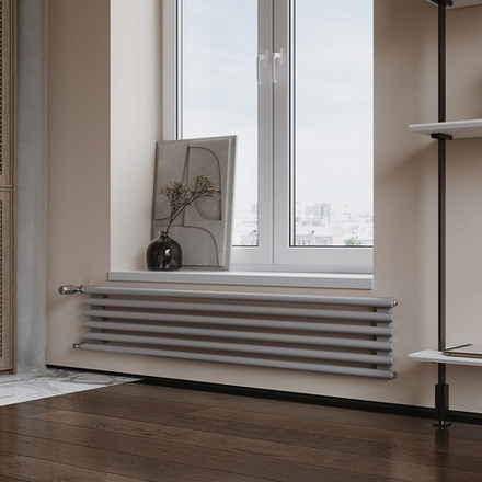 Радиатор трубчатый Guardo Torre 3D-1500-06 BK-GOR R7040(M) серый матовый