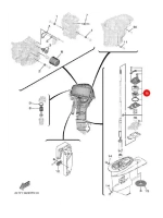 Рем.комплект помпы (с корпусом) для YAMAHA 2
