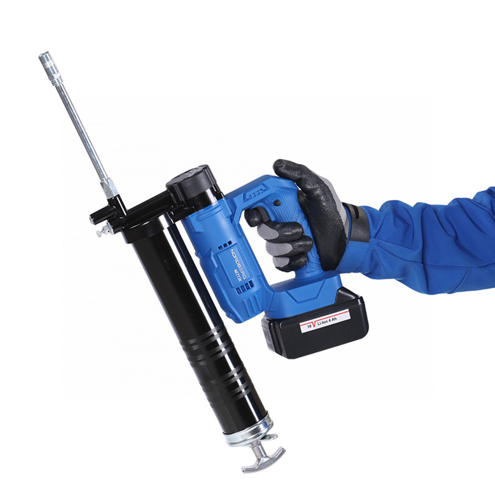 NORDBERG (NE773K) Шприц аккумуляторный для густой смазки, 420 мл