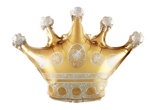 Шар фигура 86 см Корона Золото