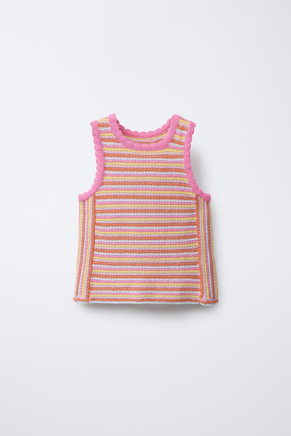 ZARA ТОП В ПОЛОСКУ, РАЗНОЦВЕТНЫЙ