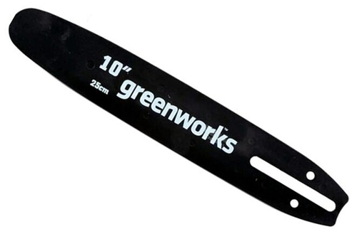 Шина пильная 25 см для GD40TCS GREENWORKS 1/4-1,3-58 (2949207)