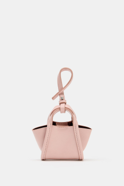 ZARA ПОДВЕСКА В ФОРМЕ МИНИ-СУМКИ, РОЗОВЫЙ
