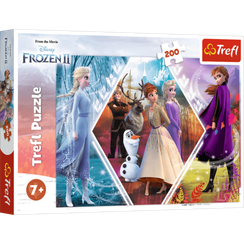 Puzzle "200" - Sisters in Frozen Land / Disney Frozen 2