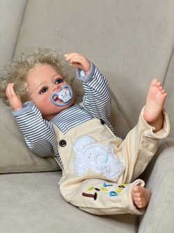 Кукла Реборн виниловая 55см в пакете (FA-325)