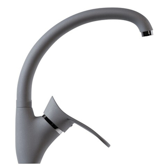 Смеситель для кухни 40к MIXLINE ML-GS01 (342) графит высок. излив