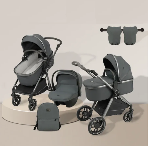 Детская коляска Luxmom 560 3в1 (серый)