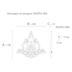 Вставка к молдингу MLDPU-4-2.1