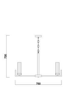 Подвесной светильник Freya FR5214PL-08CH