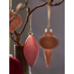 Набор ёлочных украшений Velvet mood из коллекции New Year Essential, 6 шт.