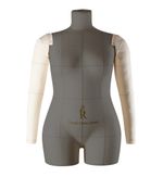 Комплект ручек к мягкому манекену Моника, бежевые, размер 50-52