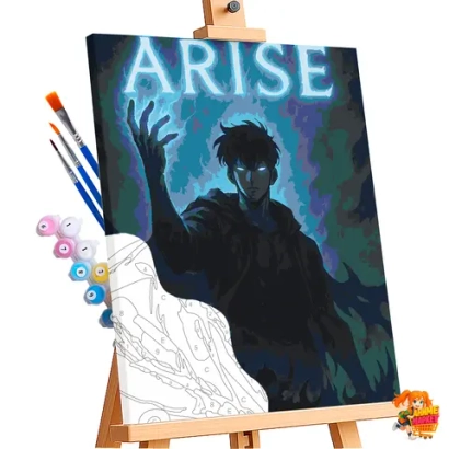 Картина по номерам Поднятие уровня в одиночку Сон Джин-Ву