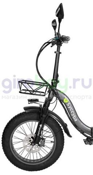 Электровелосипед Syccyba F11 Pro (48V/20Ah) - Серый обод фото №5