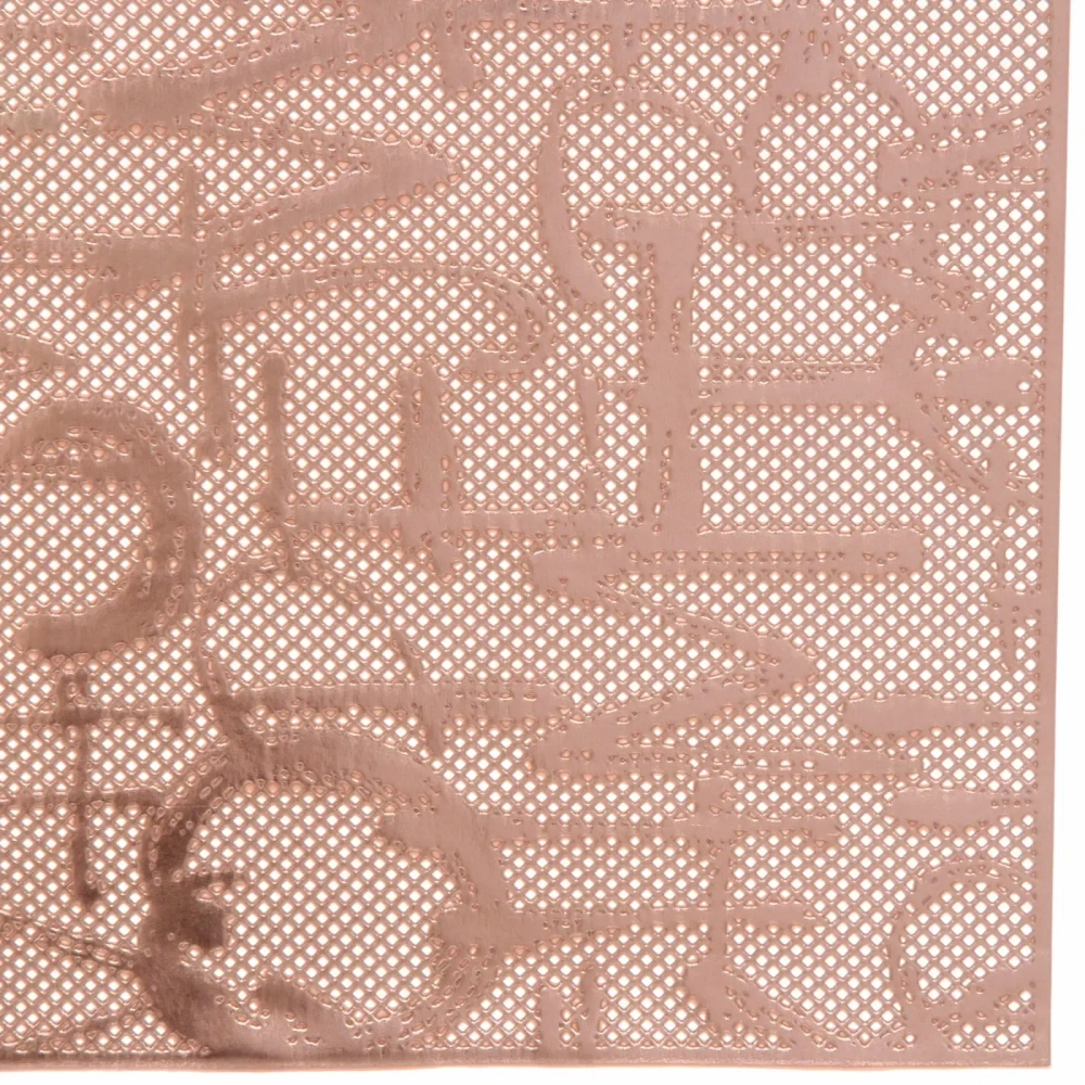 Салфетка на стол 30*45см «Буквы» розовое золото