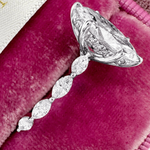 Кольцо с бриллиантами Маркиз 3 ct