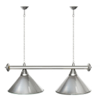 Лампа STARTBILLIARDS 2 пл. (плафоны зеленые,штанга зеленая,фурнитура золото)