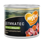 Мнямс консервы для собак всех пород паштет из кролика с овощами Касуэла по-мадридски 200 г